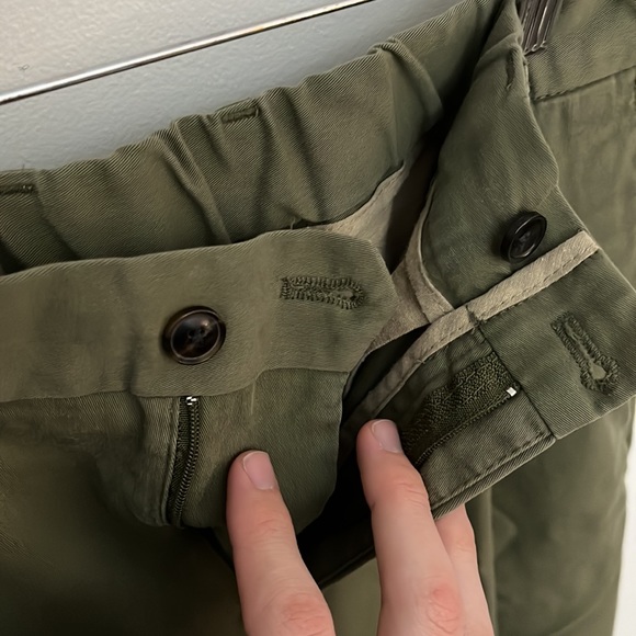 Zara Relaxed Fit Chinos S Elastic Waistband - Picture 4 of 5